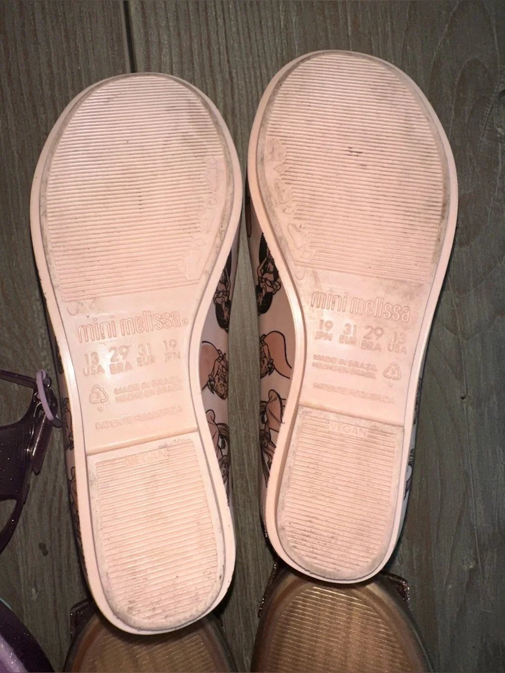 Mini Melissa Girls size 13 Princess Ballet Flats & Sandals LOT